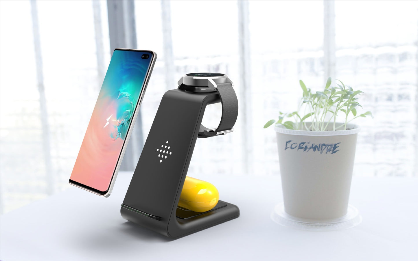 PowerDock 3-in-1 – Carga rápida y sin cables