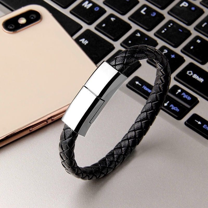 Smart Bracelet Charger – Cable 3-en-1 rápido y portátil