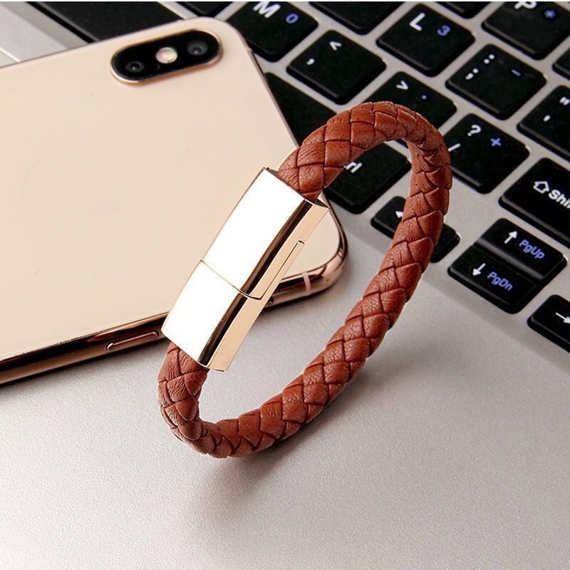 Smart Bracelet Charger – Cable 3-en-1 rápido y portátil